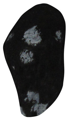 Schneeflockenobsidian TS 2 ca. 2,1 cm breit  x 3,9 cm hoch x 2,1 cm dick (17,6 gr.)