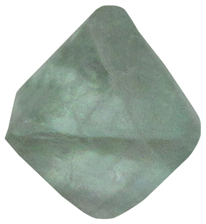 Fluorit gruen Oktaeder 05 ca. 2,4 cm breit x 2,5 cm hoch x 1,7 cm dick (10,4 gr.)