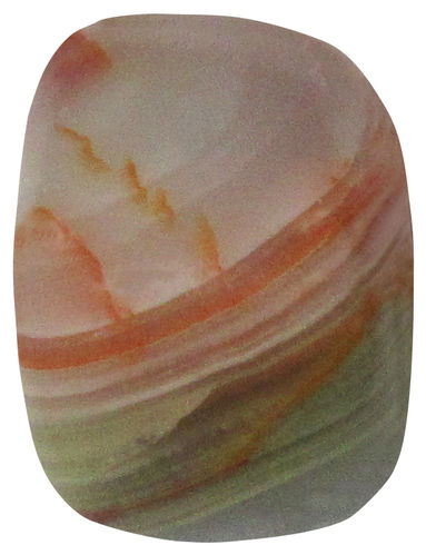 Onyx Marmor gebohrt TS 2 ca. 1,8 cm breit x 2,7 cm hoch x 1,9 cm dick (16,2 gr.)