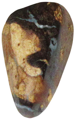 Opal Boulder TS 01 ca. 1,8 cm breit x 3,0 cm hoch x 1,5 cm dick (10,2 gr.)
