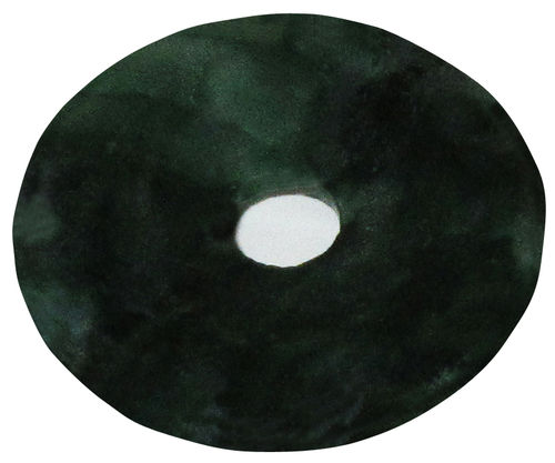 Budstone Donut 2 ca. 3,0 cm Durchmesser x 0,5 cm dick x 0,6 cm Loch-Durchmesser (6,9 gr.)