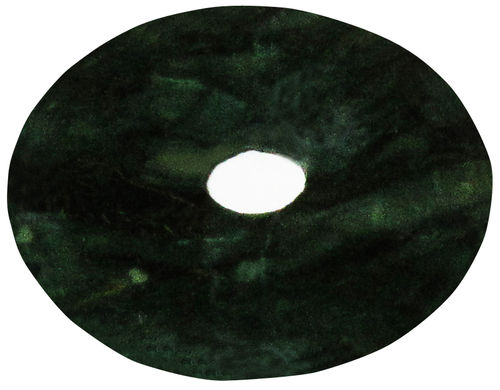 Budstone Donut 1 ca. 4,0 cm Durchmesser x 0,6 cm dick x 0,7 cm Loch-Durchmesser (14,6 gr.)