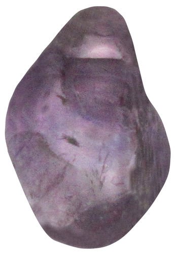 Amethyst hell gebohrt TS 6 ca. 2,3 cm breit x 3,6 cm hoch x 1,9 cm dick (20,3 gr.)