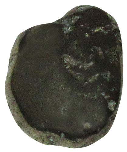 Pyrit gebohrt TS 2 ca. 2,4 cm breit x 3,1 cm hoch x 1,3 cm dick (24,7 gr.)