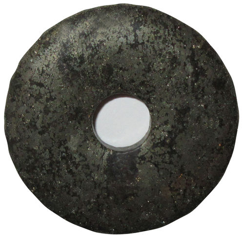 Pyrit Donut 1 ca. 5,0 cm Durchmesser x 0,6 cm dick x 1,1 cm Lochdurchmesser (39,9 gr.)