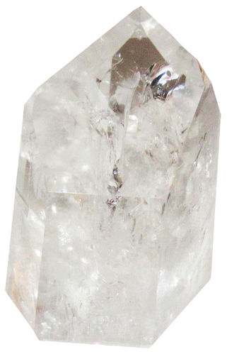 Bergkristall Spitze Medial 5 ca. 6,7 cm breit x 7,7 cm hoch x 4,3 cm dick (314,0 gr.)