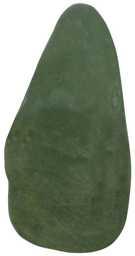 Beryll gebohrt (Vanadiumberyll) TS 4 ca. 1,8 cm breit x 3,4 cm hoch x 1,3 cm dick (10,7 gr.)