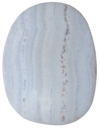 Chalcedon blau gebändert TS 3 ca. 2,6 cm breit x 3,5 cm hoch x 0,8 cm dick (11,7 gr.)