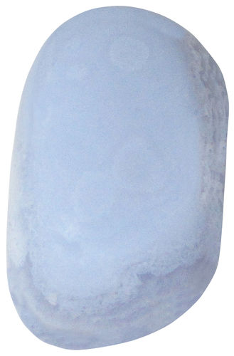 Chalcedon blau gebändert TS 6 ca. 2,1 cm breit x 3,5 cm hoch x 1,6 cm dick (20,7 gr.)