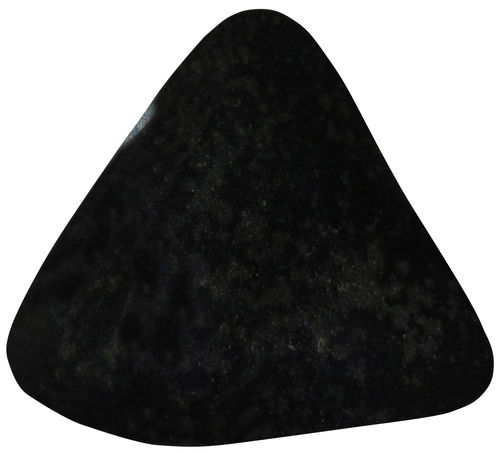 Jadeit schwarz gebohrt TS 1 ca. 2,8 cm breit x 2,7 cm hoch x 0,9 cm dick (9,4 gr.)