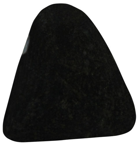 Jadeit schwarz gebohrt TS 4 ca. 2,7 cm breit x 2,8 cm hoch x 1,7 cm dick (16,7 gr.)