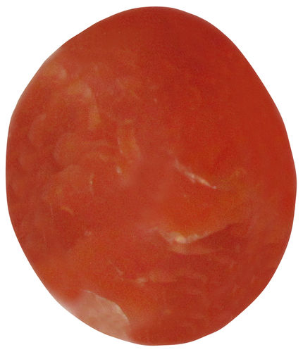 Karneol orange TS 09 ca. 1,9 cm breit x 2,2 cm hoch x 1,5 cm dick (8,7 gr.)