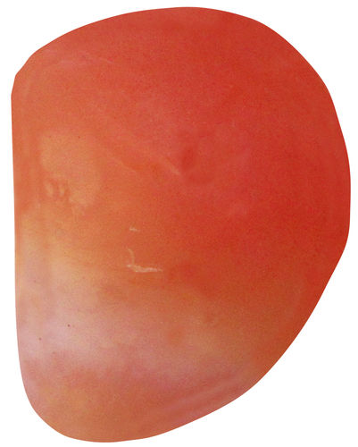 Karneol orange TS 10 ca. 1,8 cm breit x 2,3 cm hoch x 1,6 cm dick (9,3 gr.)