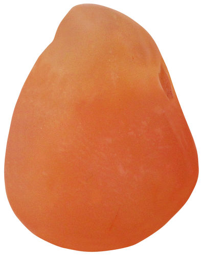 Karneol orange gebohrt TS 2 ca. 2,1 cm breit x 2,6 cm hoch x 1,2 cm dick (9,2 gr.)