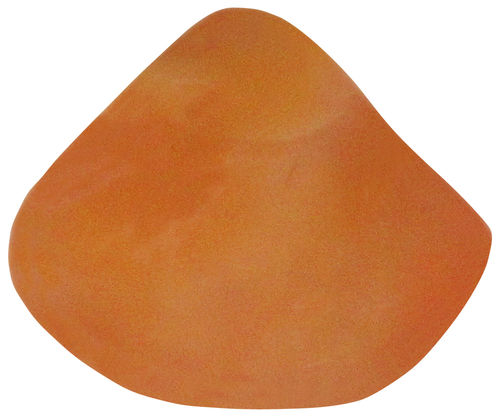 Karneol orange gebohrt TS 3 ca. 2,6 cm breit x 2,3 cm hoch x 1,3 cm dick (9,3 gr.)