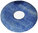Blauquarz Donut 1 ca. 4,5 cm Durchmesser x 0,5 cm dick x 1,3 cm Lochdurchmesser (16,0 gr.)