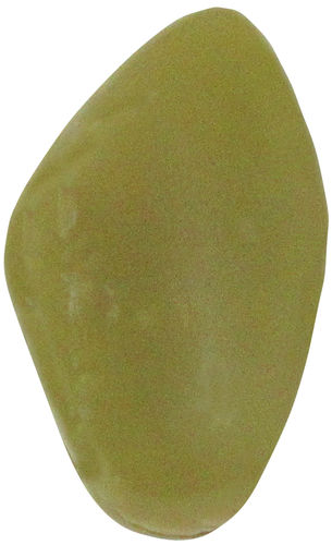 Opal olivgrün TS 2 ca. 2,0 cm breit x 3,2 cm hoch x 1,2 cm dick (7,6 gr.)