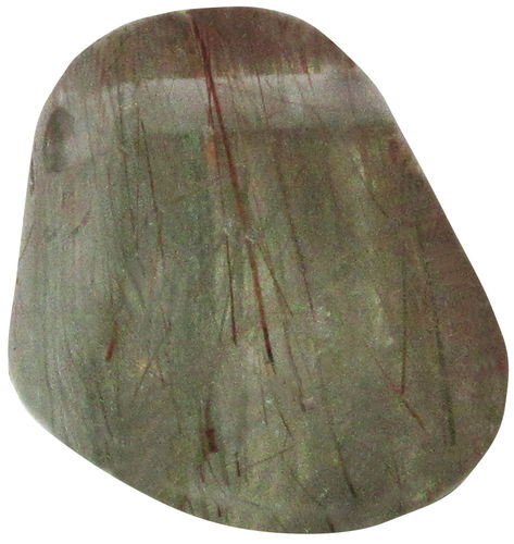 Rutilquarz rot gebohrt TS 2 ca. 2,2 cm breit x 2,7 cm breit x 1,5 cm dick (13,2 gr.)